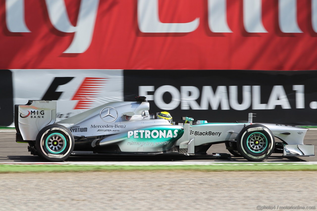 GP ITALIA, 06.09.2013- Free practice 2, Nico Rosberg (GER) Mercedes AMG F1 W04