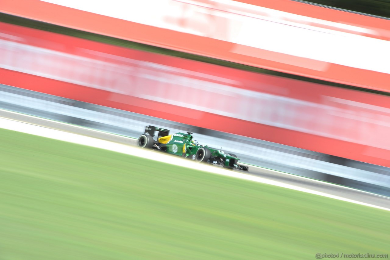 GP ITALIA, 06.09.2013- Free practice 2, Charles Pic (FRA) Caterham F1 Team CT03