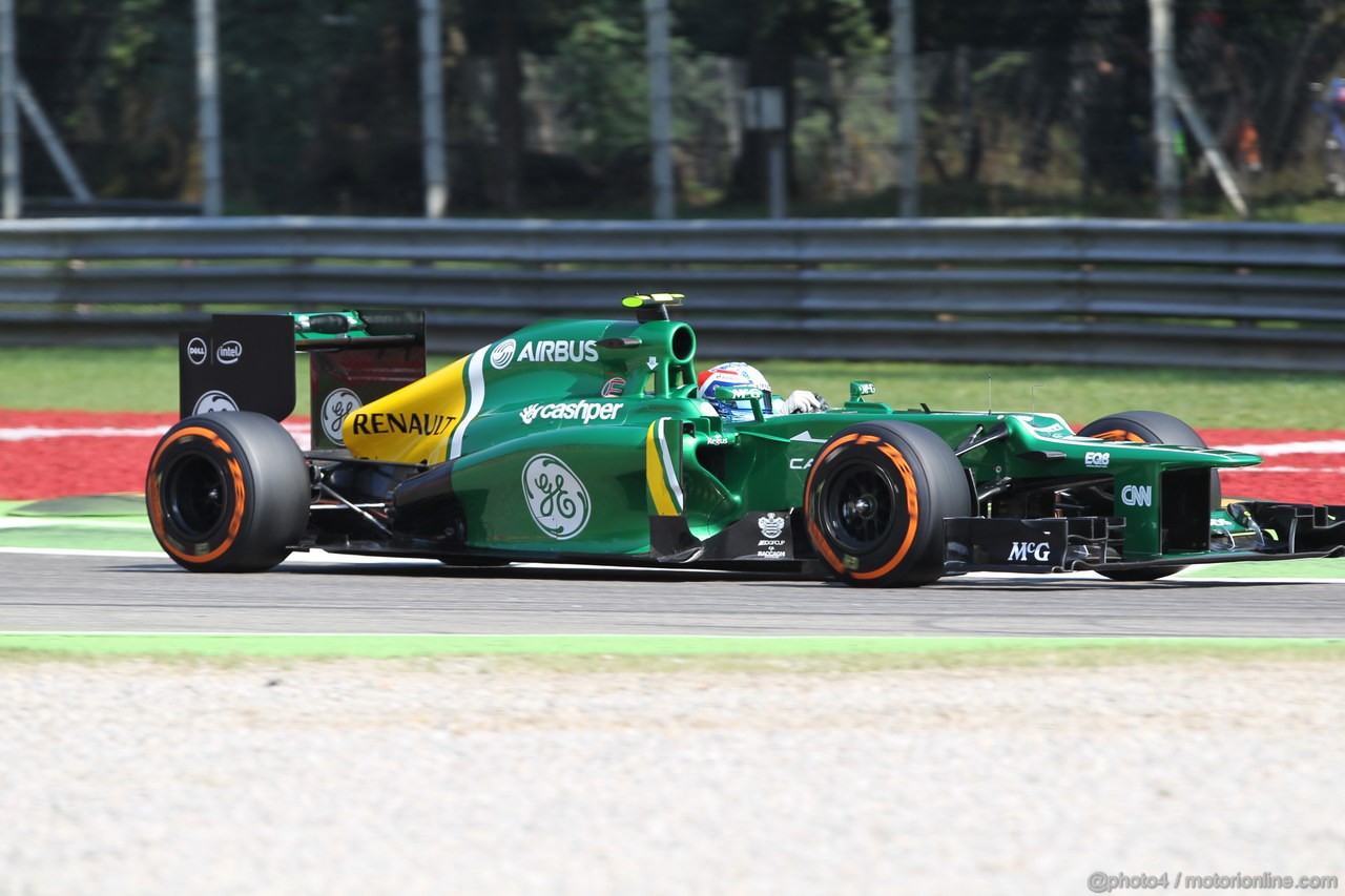 GP ITALIA, 06.09.2013- Free practice 2, Giedo Van der Garde (NED), Caterham F1 Team CT03