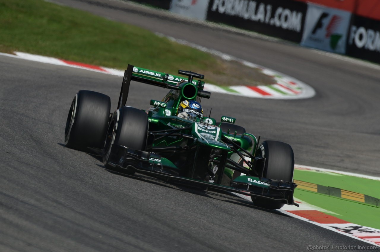 GP ITALIA, 06.09.2013- Free practice 2, Charles Pic (FRA) Caterham F1 Team CT03