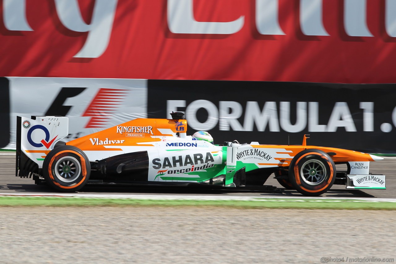 GP ITALIA, 06.09.2013- Free practice 2, Paul di Resta (GBR) Sahara Force India F1 Team VJM06