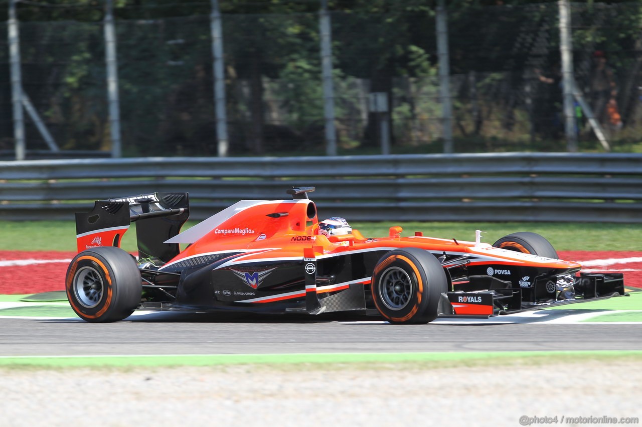 GP ITALIA, 06.09.2013- Free practice 2, Jules Bianchi (FRA) Marussia F1 Team MR02