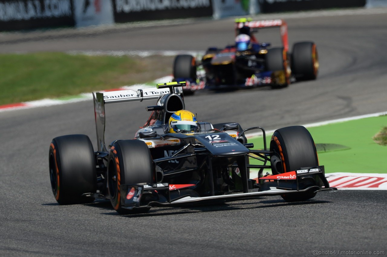 GP ITALIA, 06.09.2013- Free practice 2, Esteban Gutierrez (MEX), Sauber F1 Team C32