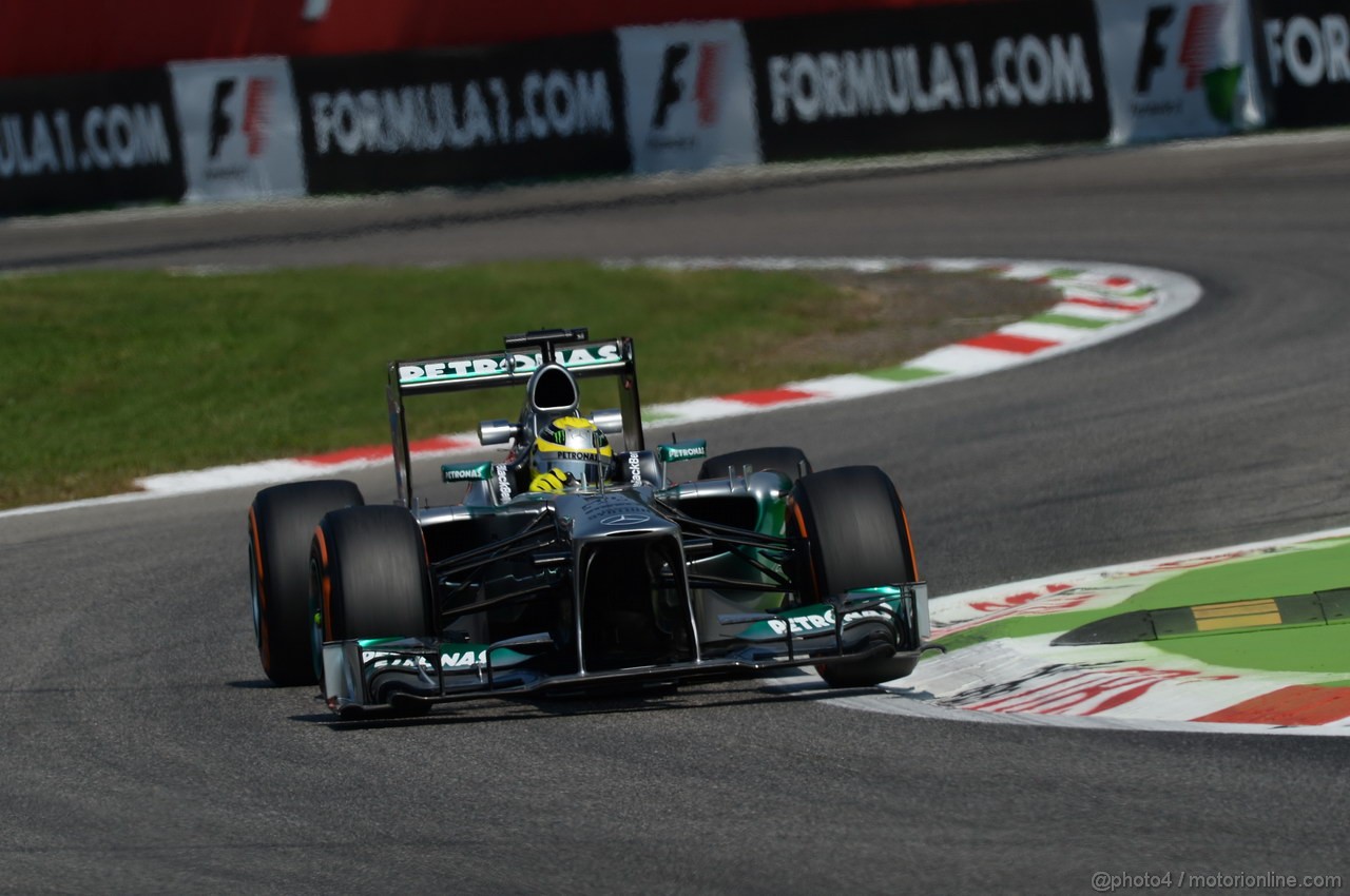 GP ITALIA, 06.09.2013- Free practice 2, Nico Rosberg (GER) Mercedes AMG F1 W04