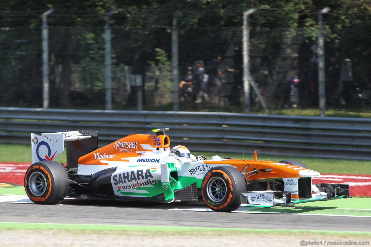 GP ITALIA, 06.09.2013- Free practice 2, Adrian Sutil (GER), Sahara Force India F1 Team VJM06