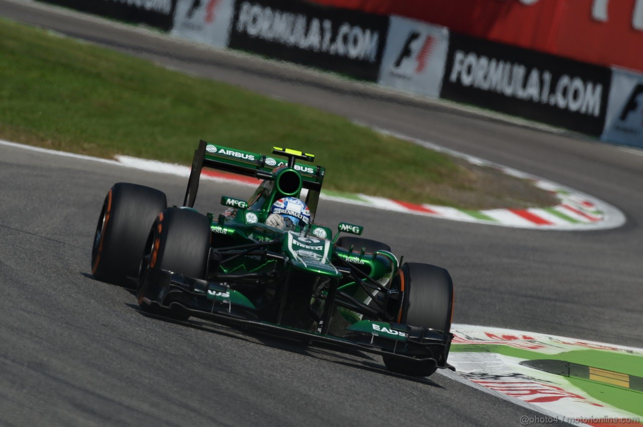 GP ITALIA, 06.09.2013- Free practice 2, Giedo Van der Garde (NED), Caterham F1 Team CT03