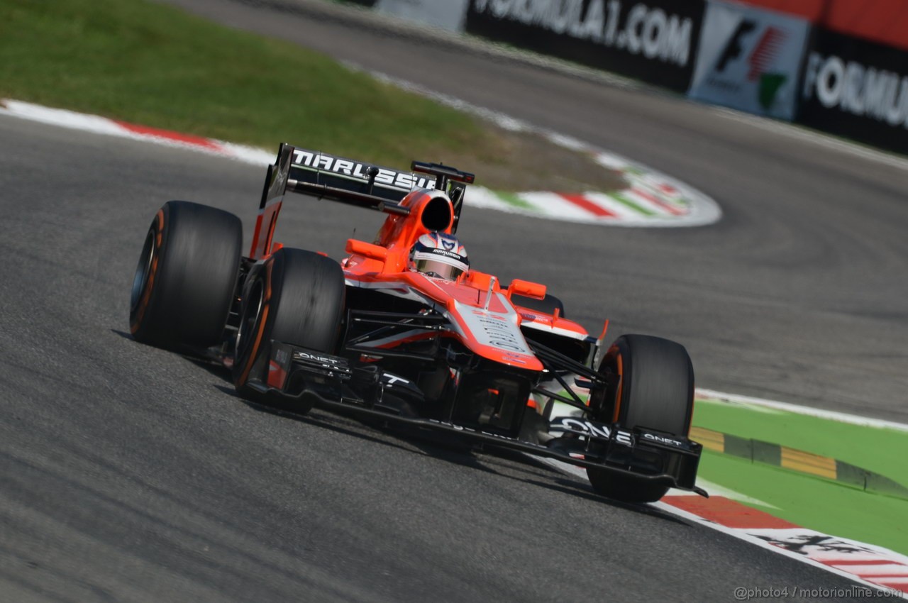 GP ITALIA, 06.09.2013- Free practice 2, Jules Bianchi (FRA) Marussia F1 Team MR02