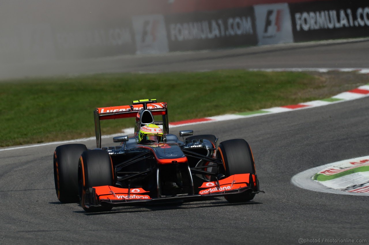 GP ITALIA, 06.09.2013- Free practice 2, Sergio Perez (MEX) McLaren MP4-28