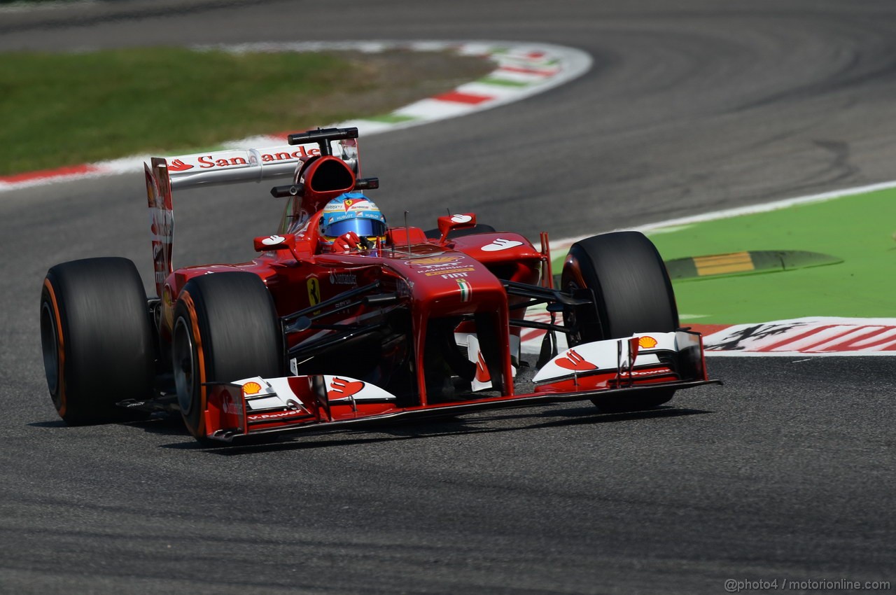 GP ITALIA, 06.09.2013- Free practice 2, Fernando Alonso (ESP) Ferrari F138