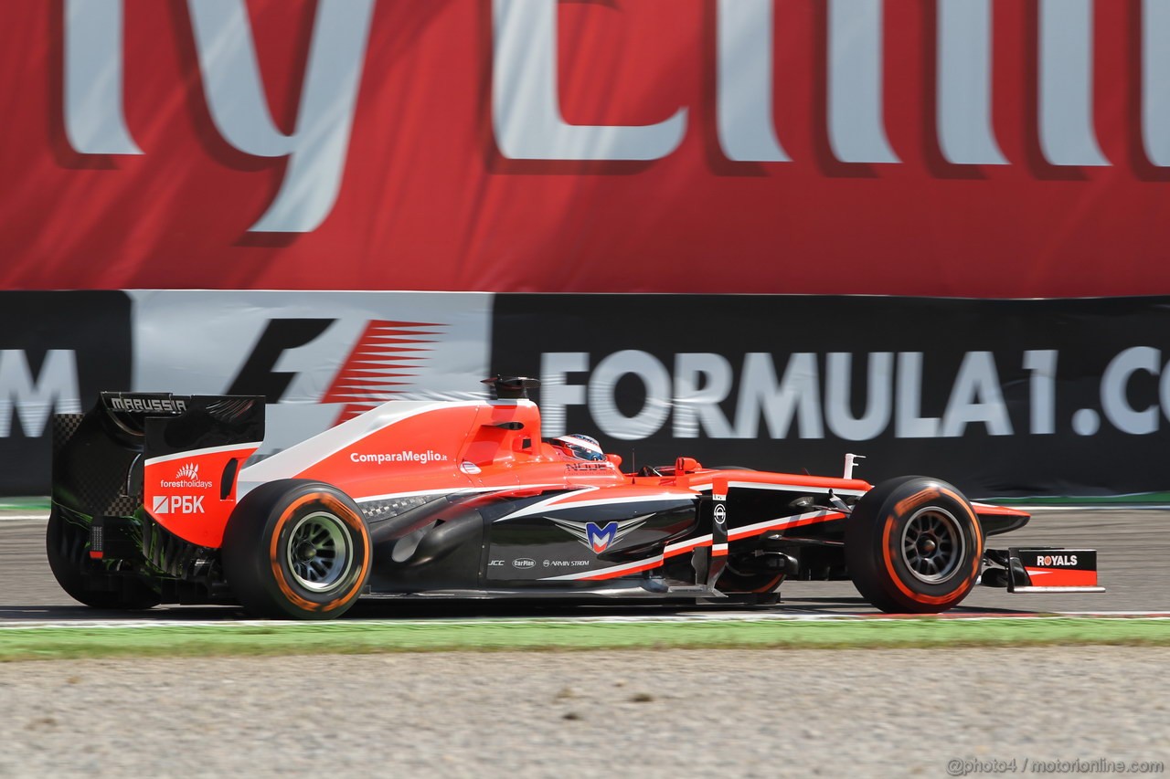 GP ITALIA, 06.09.2013- Free practice 2, Jules Bianchi (FRA) Marussia F1 Team MR02