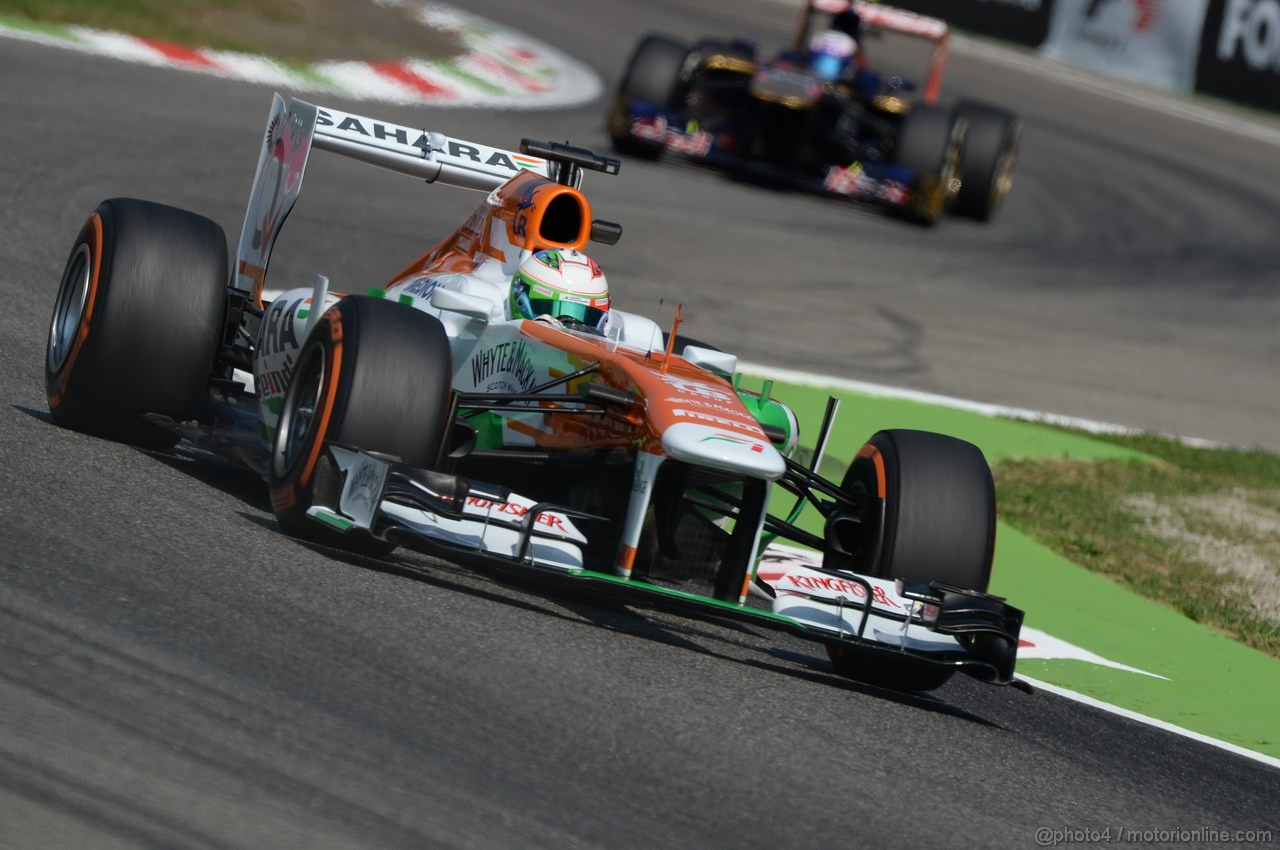 GP ITALIA, 06.09.2013- Free practice 2, Paul di Resta (GBR) Sahara Force India F1 Team VJM06