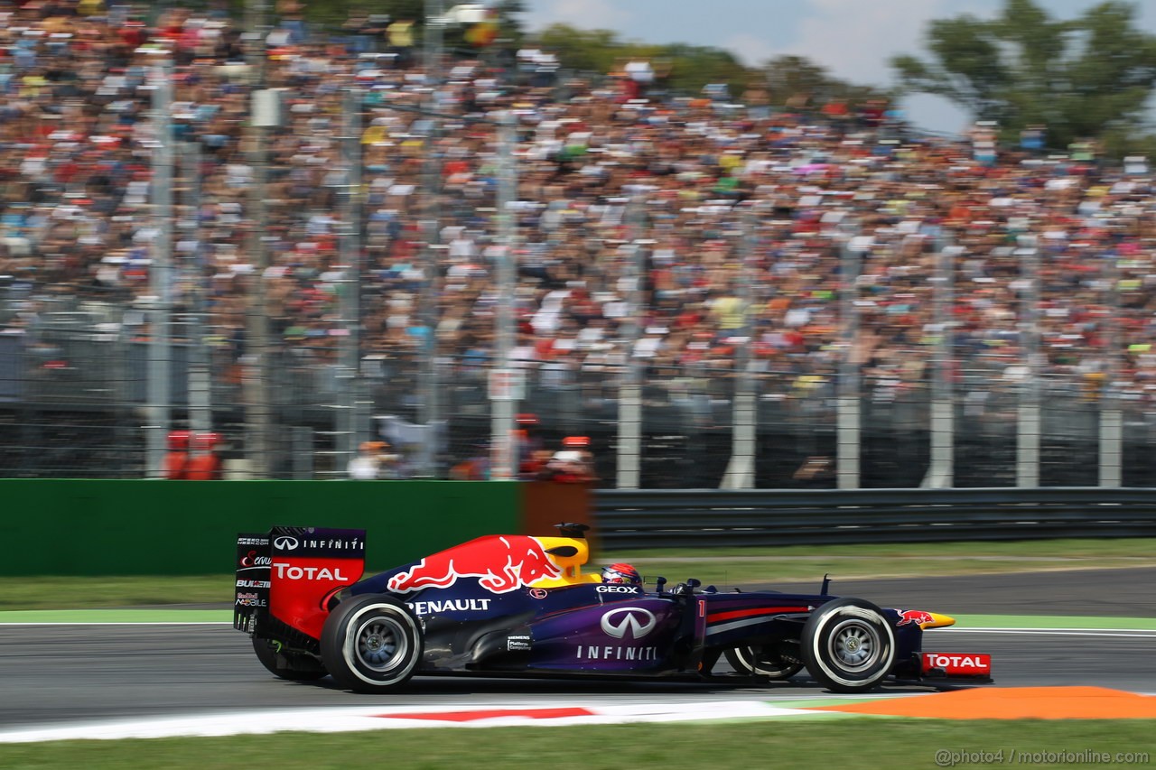 GP ITALIA, 06.09.2013- Free practice 2, Sebastian Vettel (GER) Red Bull Racing RB9