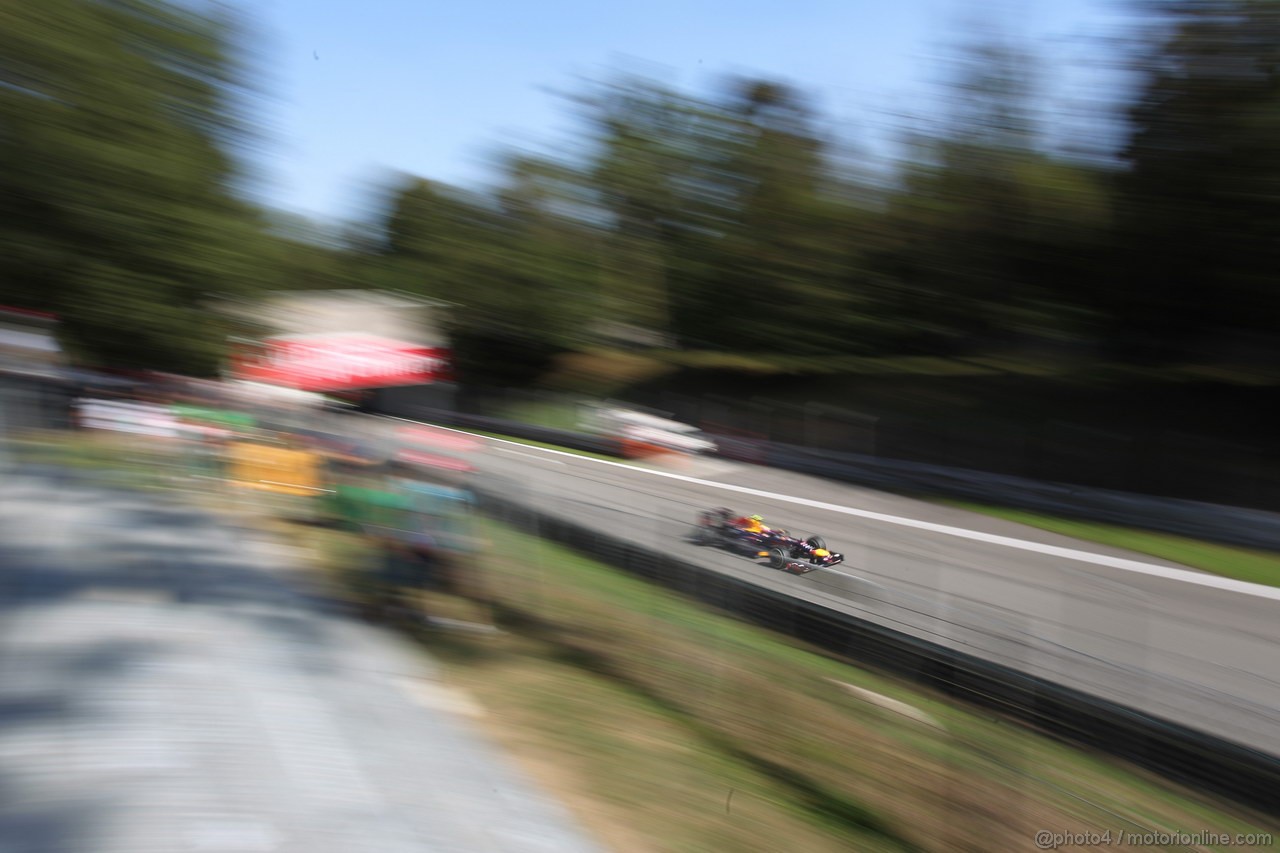 GP ITALIA, 06.09.2013- Free practice 2, Mark Webber (AUS) Red Bull Racing RB9