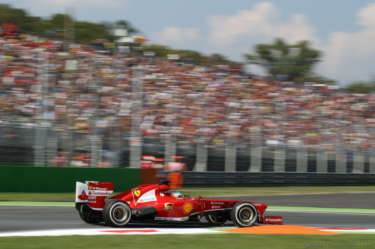 GP ITALIA, 06.09.2013- Free practice 2, Fernando Alonso (ESP) Ferrari F138