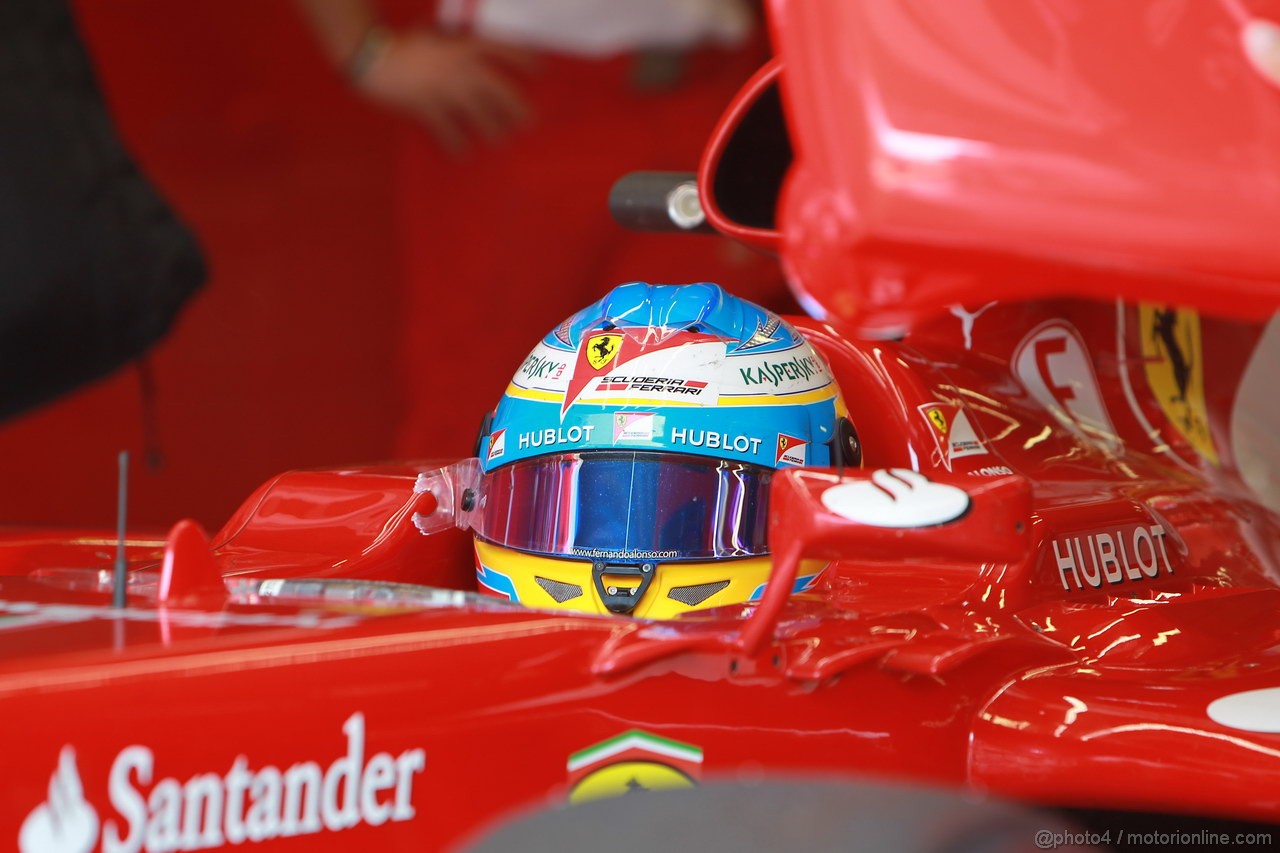 GP ITALIA, 06.09.2013- Free practice 2, Fernando Alonso (ESP) Ferrari F138