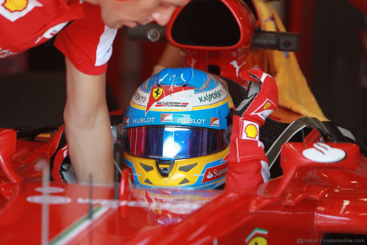 GP ITALIA, 06.09.2013- Free practice 2, Fernando Alonso (ESP) Ferrari F138