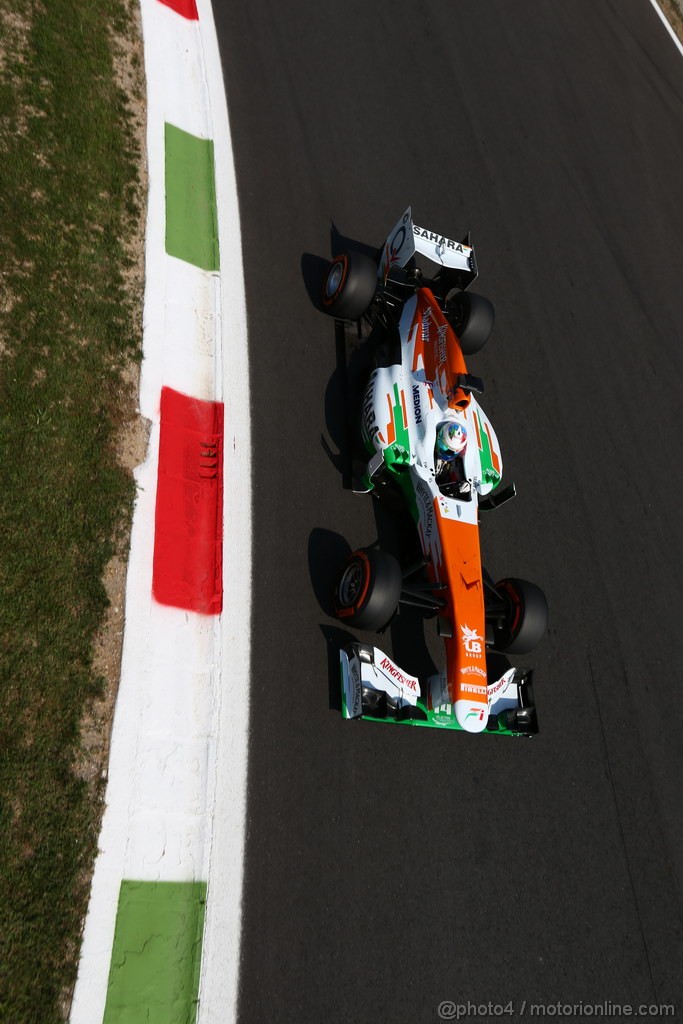 GP ITALIA, 06.09.2013- Free practice 2, Paul di Resta (GBR) Sahara Force India F1 Team VJM06