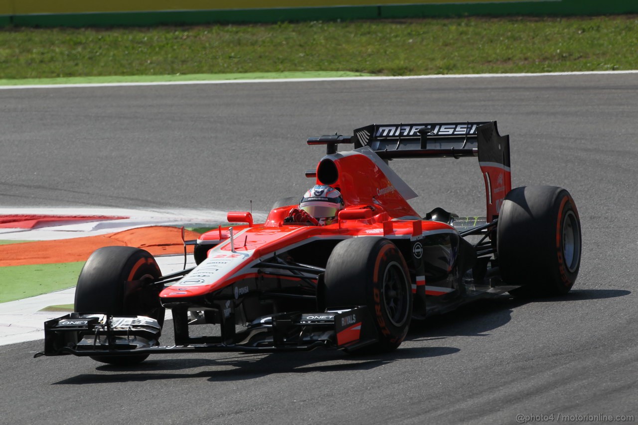 GP ITALIA, 06.09.2013- Free practice 2, Jules Bianchi (FRA) Marussia F1 Team MR02