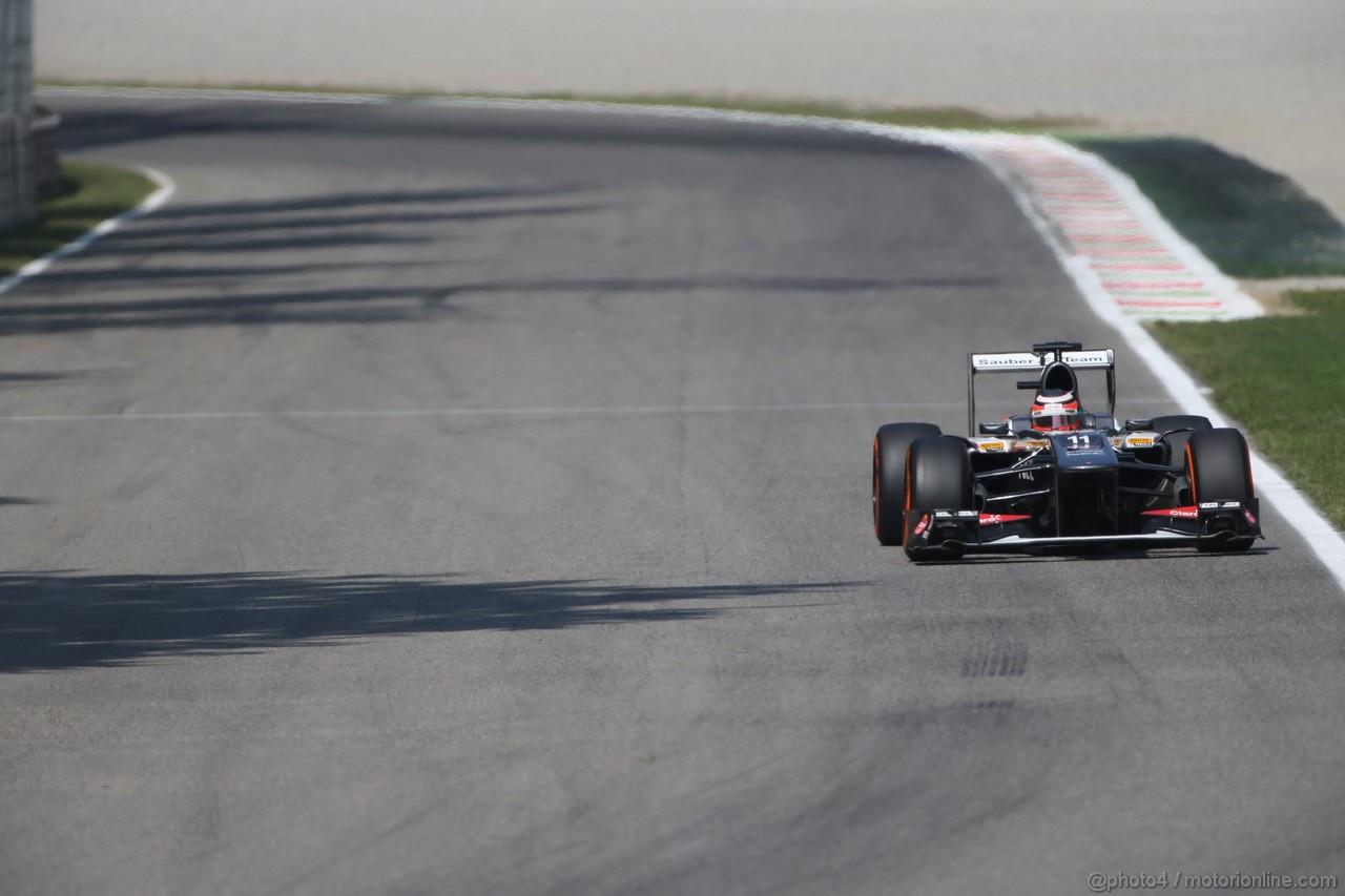 GP ITALIA, 06.09.2013- Free practice 2, Nico Hulkenberg (GER) Sauber F1 Team C32