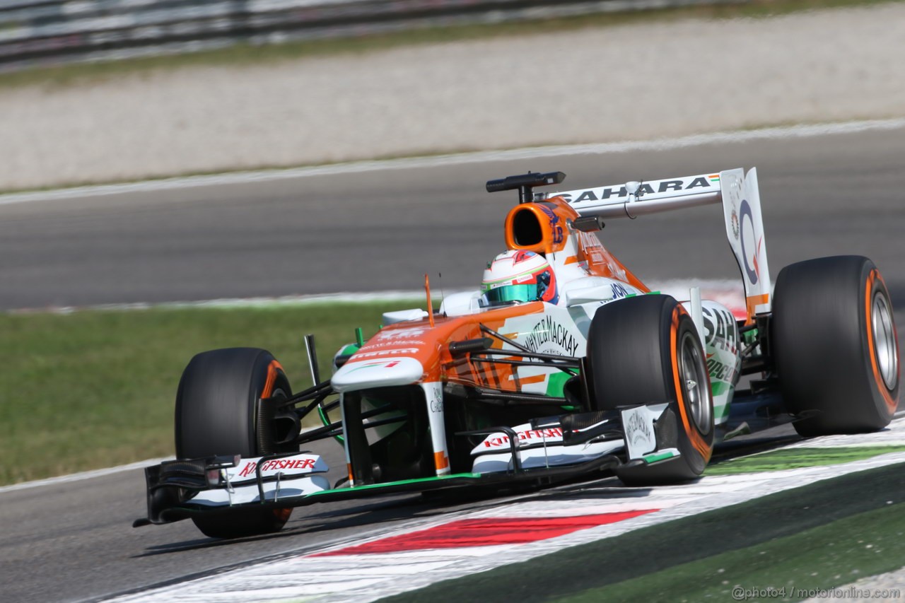 GP ITALIA, 06.09.2013- Free practice 2, Paul di Resta (GBR) Sahara Force India F1 Team VJM06