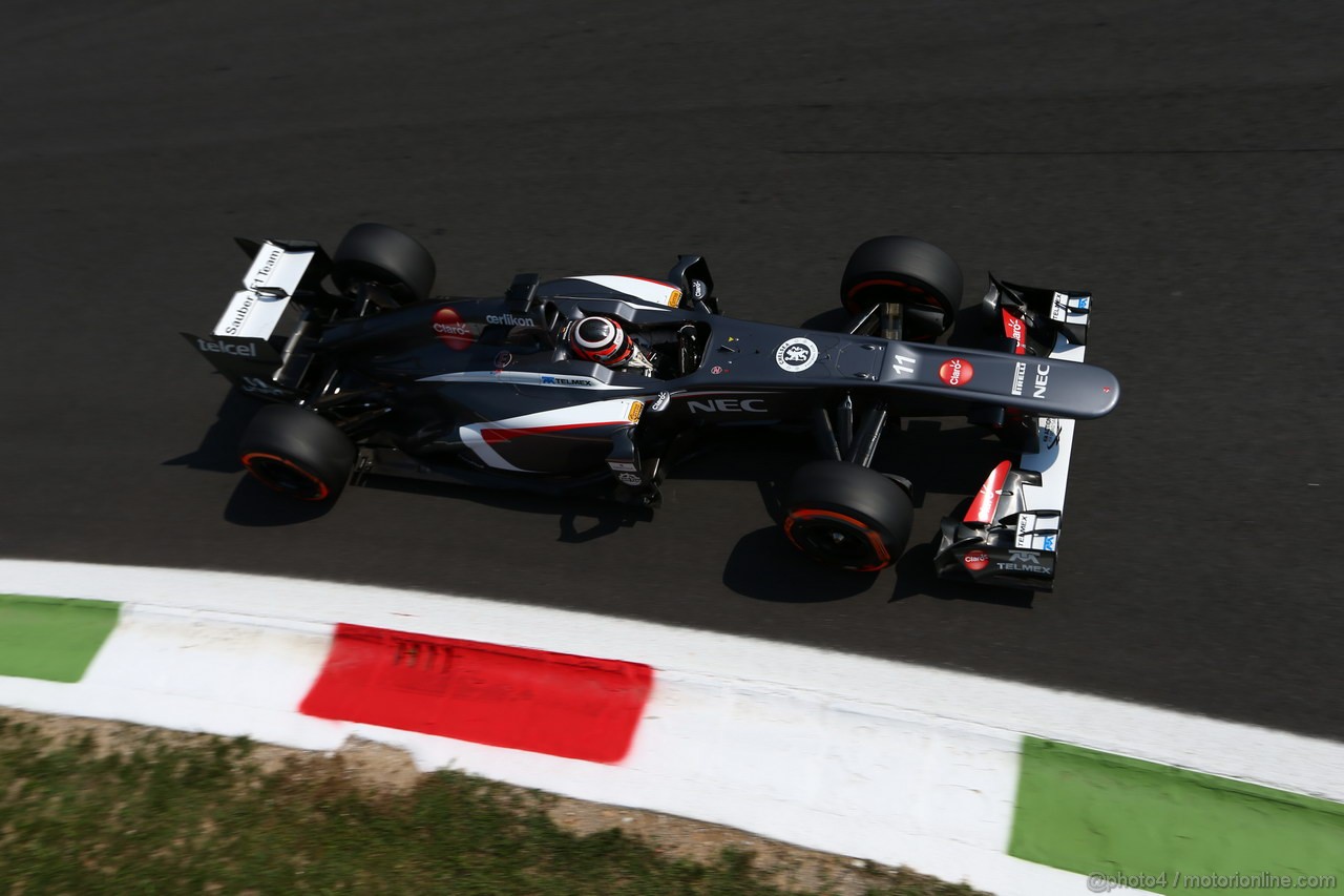 GP ITALIA, 06.09.2013- Free practice 2, Nico Hulkenberg (GER) Sauber F1 Team C32