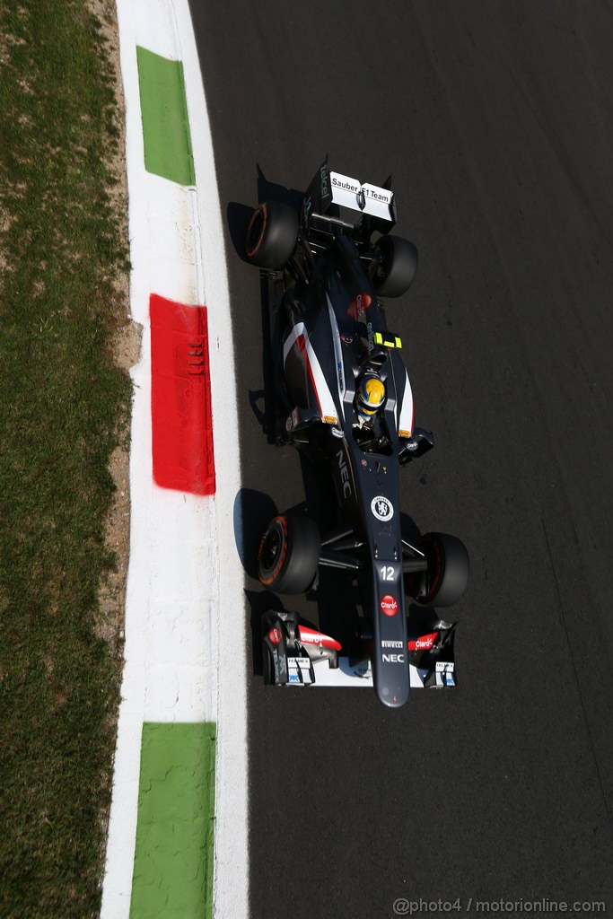 GP ITALIA, 06.09.2013- Free practice 2, Esteban Gutierrez (MEX), Sauber F1 Team C32