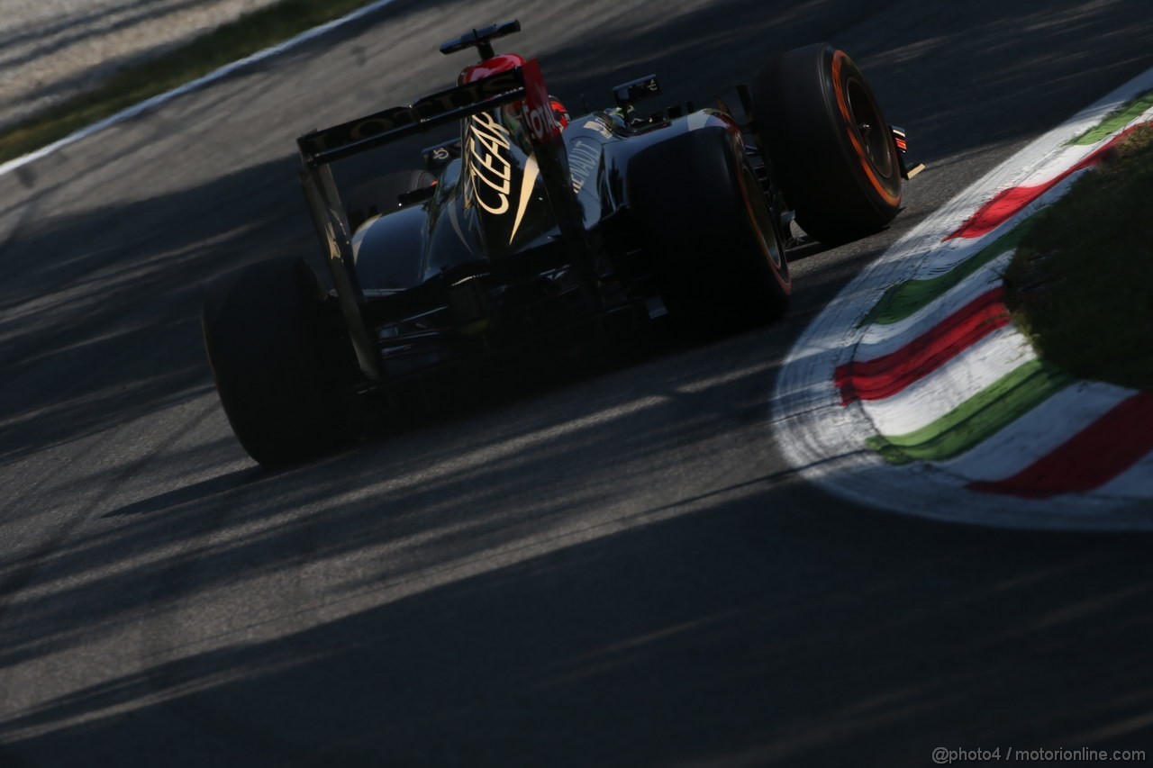 GP ITALIA, 06.09.2013- Free practice 2, Kimi Raikkonen (FIN) Lotus F1 Team E21