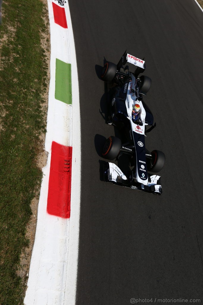 GP ITALIA, 06.09.2013- Free practice 2, Pastor Maldonado (VEN) Williams F1 Team FW35