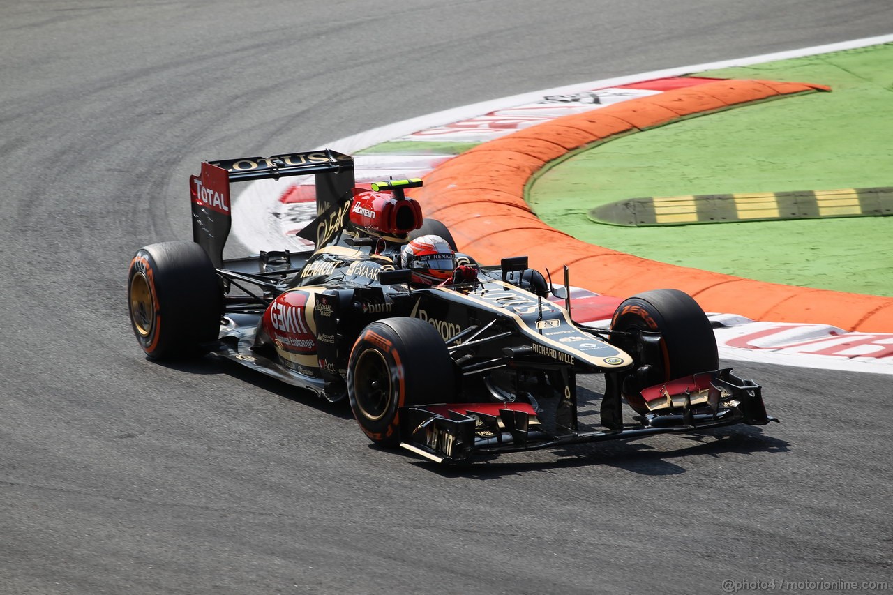 GP ITALIA, 06.09.2013- Free practice 2, Kimi Raikkonen (FIN) Lotus F1 Team E21