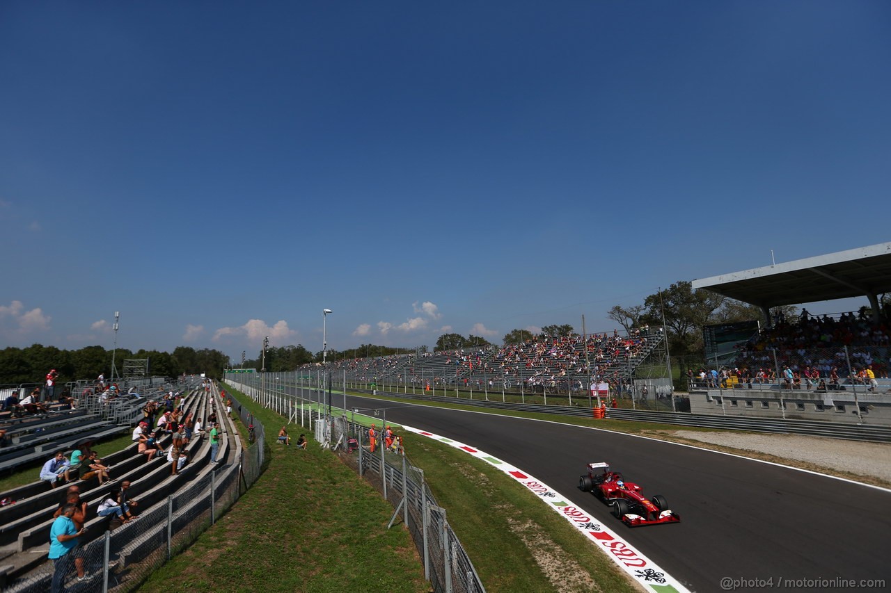 GP ITALIA, 06.09.2013- Free practice 2, Fernando Alonso (ESP) Ferrari F138