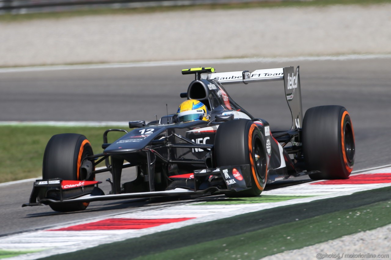 GP ITALIA, 06.09.2013- Free practice 2, Esteban Gutierrez (MEX), Sauber F1 Team C32