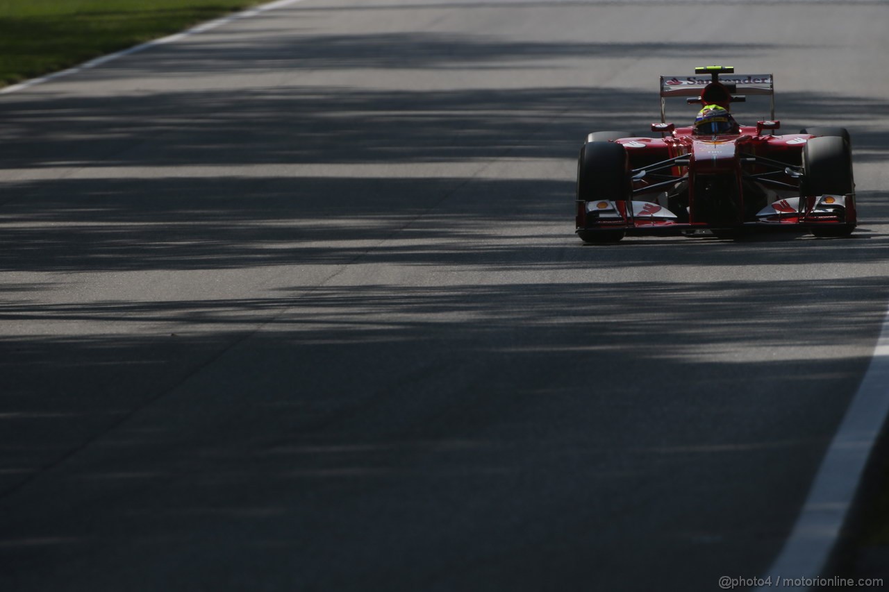 GP ITALIA, 06.09.2013- Free practice 2, Felipe Massa (BRA) Ferrari F138