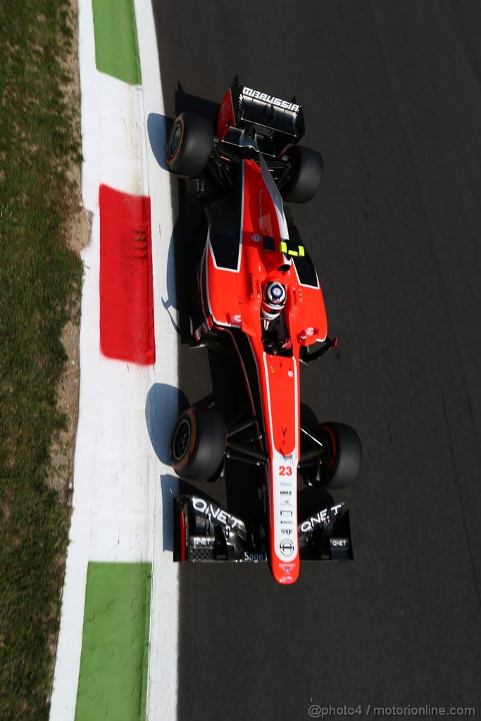 GP ITALIA, 06.09.2013- Free practice 2, Max Chilton (GBR), Marussia F1 Team MR02