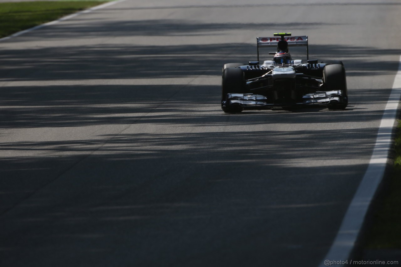 GP ITALIA, 06.09.2013- Free practice 2, Valtteri Bottas (FIN), Williams F1 Team FW35