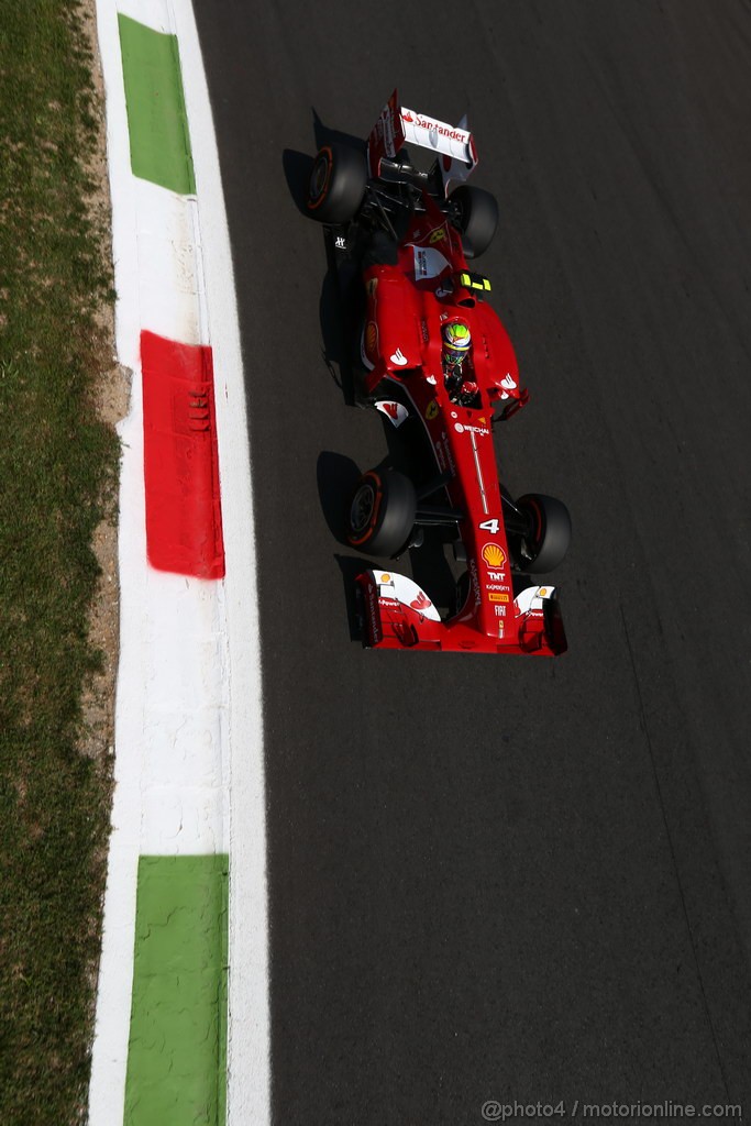 GP ITALIA, 06.09.2013- Free practice 2, Felipe Massa (BRA) Ferrari F138