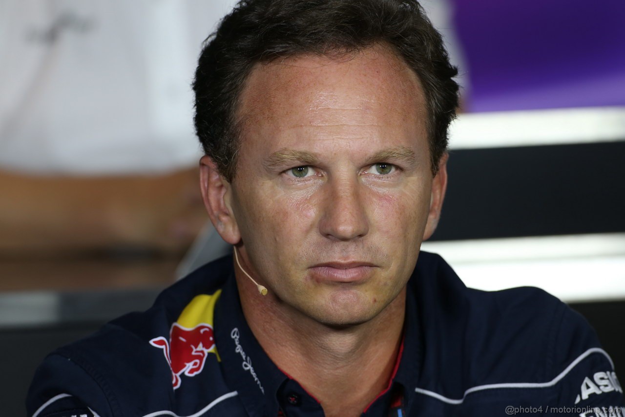 GP ITALIA, 06.09.2013- Venerdi' Press Conference, Christian Horner (GBR), Red Bull Racing, Sporting Director 