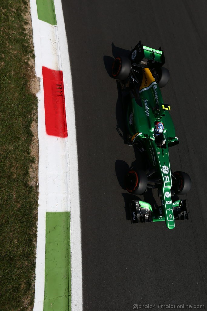 GP ITALIA, 06.09.2013- Free practice 2, Giedo Van der Garde (NED), Caterham F1 Team CT03