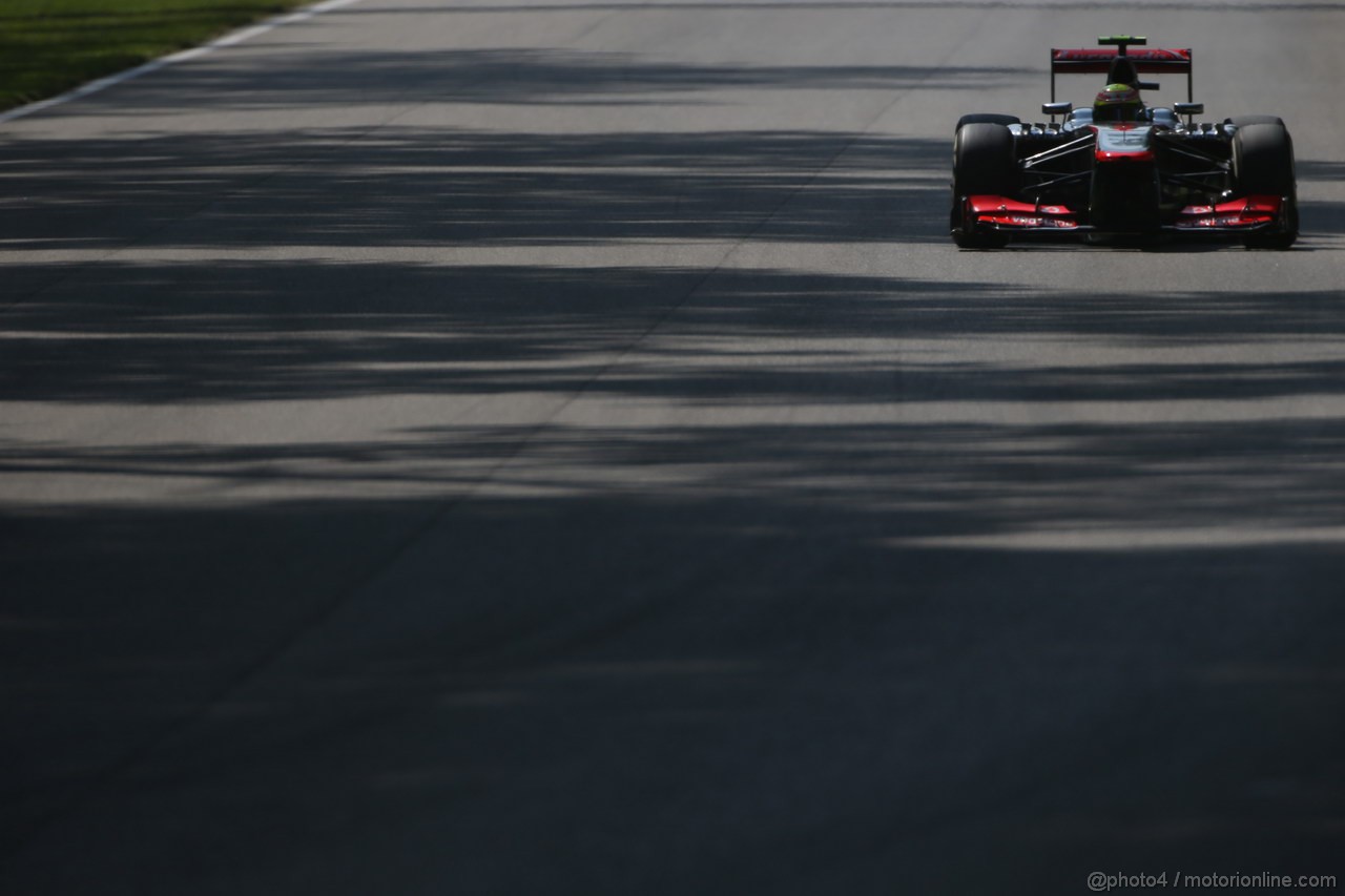 GP ITALIA, 06.09.2013- Free practice 2, Sergio Perez (MEX) McLaren MP4-28