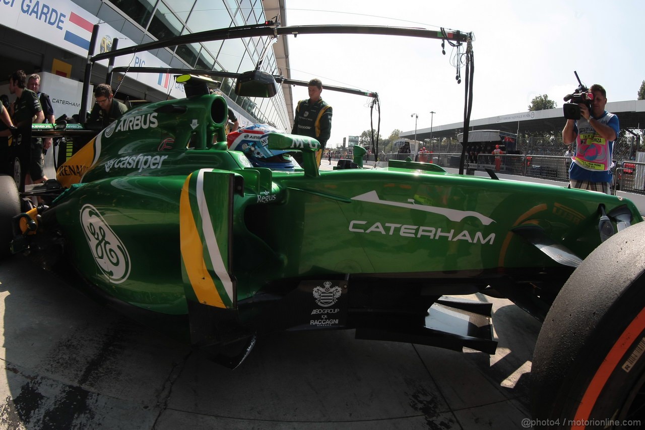 GP ITALIA, 06.09.2013- Free practice 2, Giedo Van der Garde (NED), Caterham F1 Team CT03