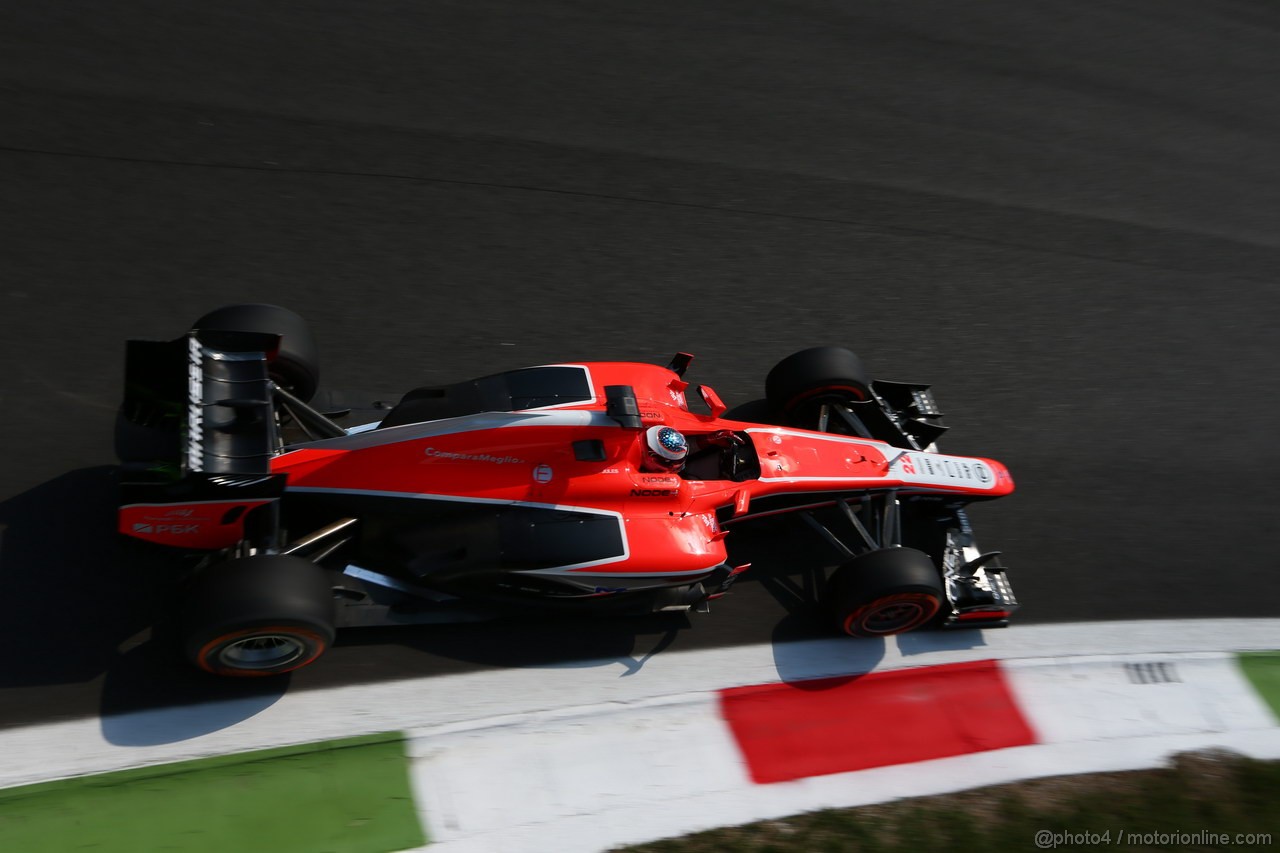 GP ITALIA, 06.09.2013- Free practice 2, Jules Bianchi (FRA) Marussia F1 Team MR02