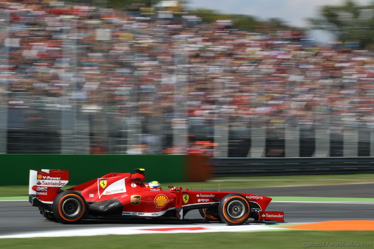 GP ITALIA, 06.09.2013- Free practice 2, Felipe Massa (BRA) Ferrari F138