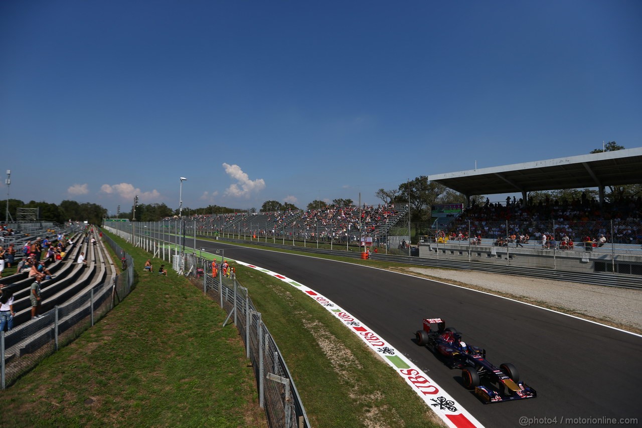 GP ITALIA, 06.09.2013- Free practice 2, Jean-Eric Vergne (FRA) Scuderia Toro Rosso STR8