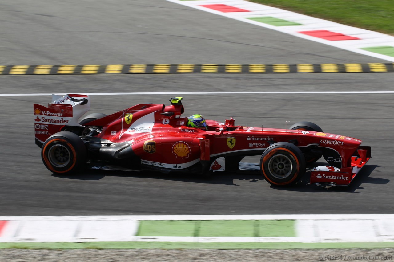 GP ITALIA, 06.09.2013- Free practice 2, Felipe Massa (BRA) Ferrari F138