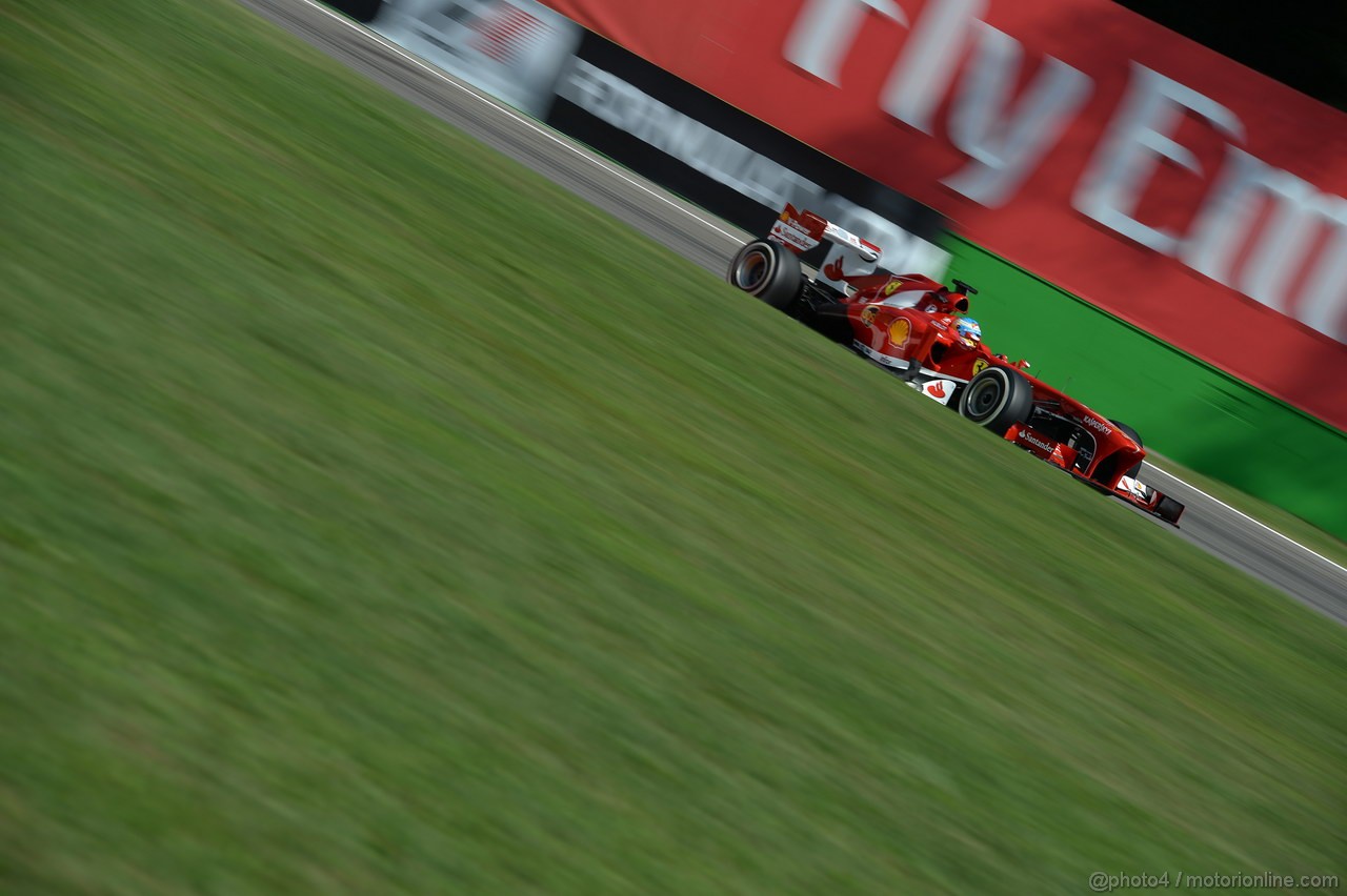 GP ITALIA, 06.09.2013- Free practice 2, Fernando Alonso (ESP) Ferrari F138