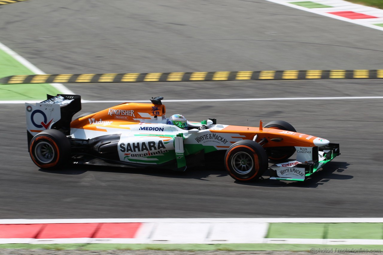 GP ITALIA, 06.09.2013- Free practice 2, Paul di Resta (GBR) Sahara Force India F1 Team VJM06