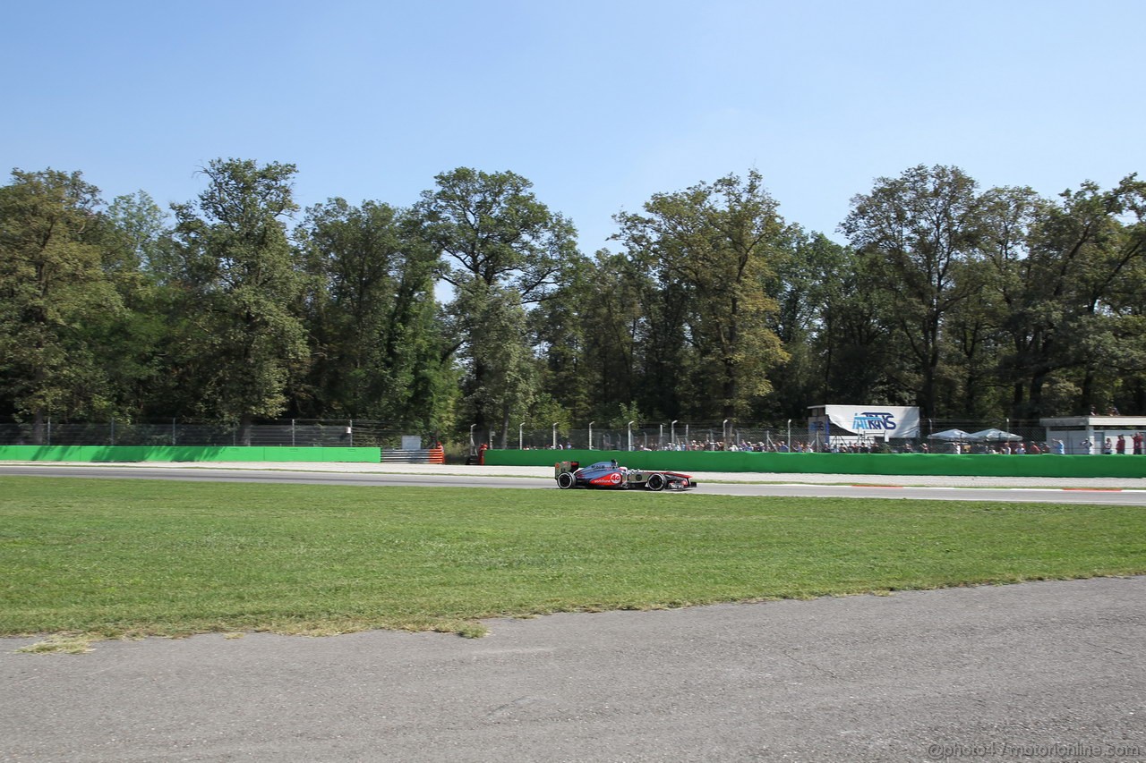 GP ITALIA, 06.09.2013- Free practice 2, Jenson Button (GBR) McLaren Mercedes MP4-28