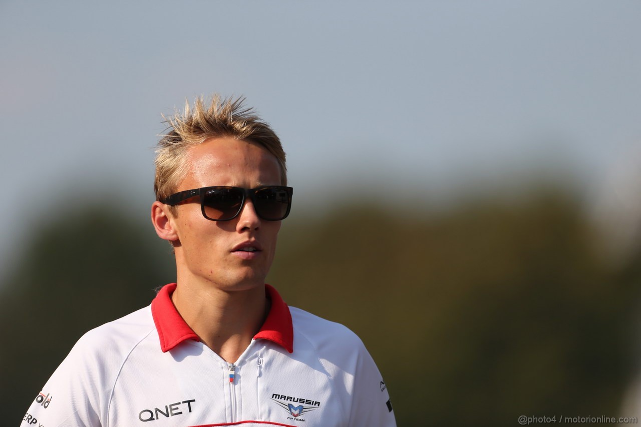 GP ITALIA, 06.09.2013- Max Chilton (GBR), Marussia F1 Team MR02