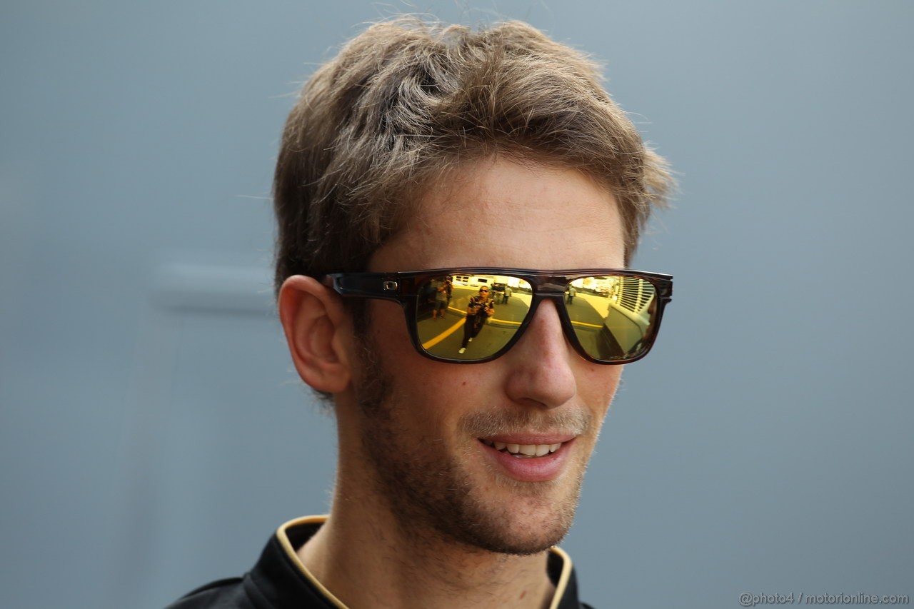 GP ITALIA, 06.09.2013- Romain Grosjean (FRA) Lotus F1 Team E213