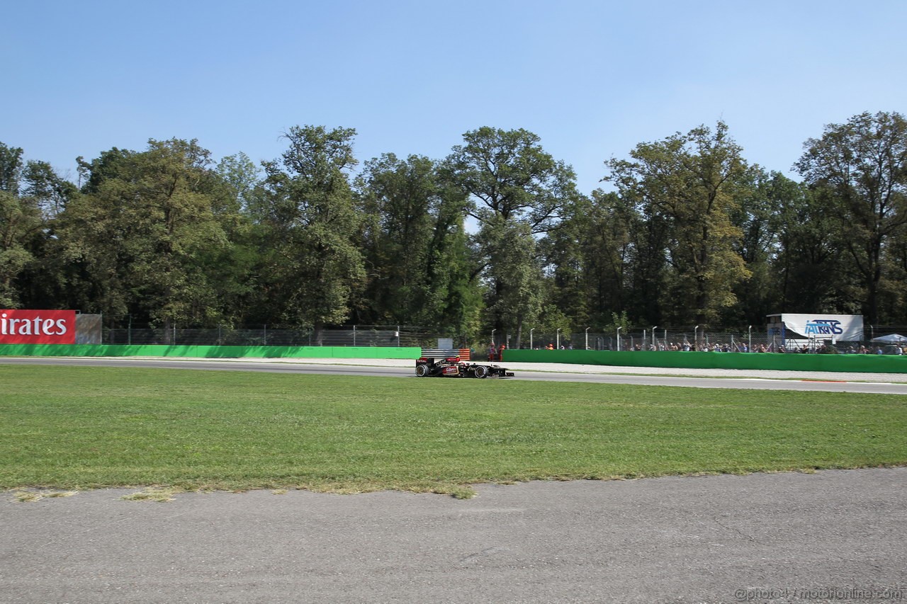 GP ITALIA, 06.09.2013- Free practice 2, Romain Grosjean (FRA) Lotus F1 Team E213