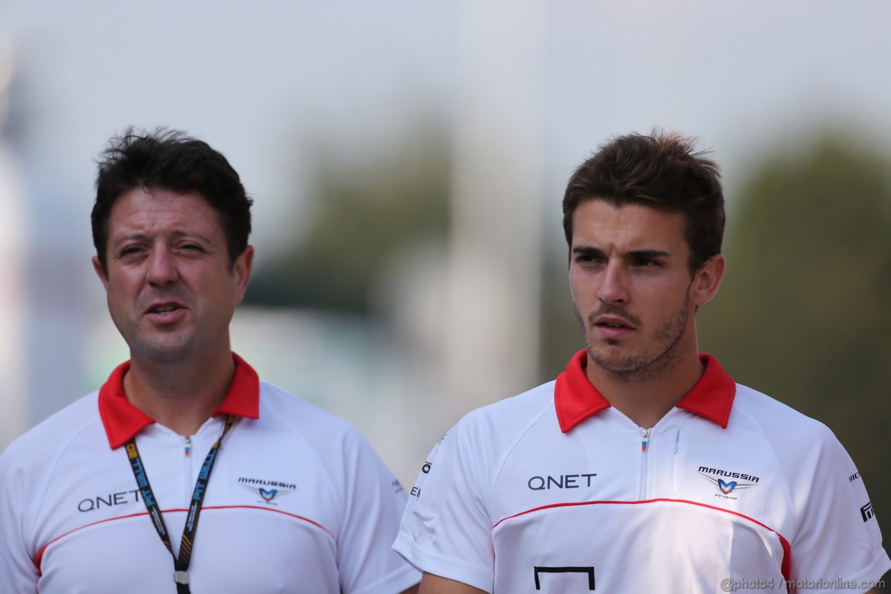 GP ITALIA, 06.09.2013- Jules Bianchi (FRA) Marussia F1 Team MR02